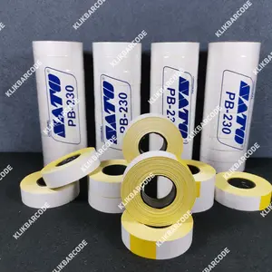 LABEL SATO PB-230 POLOS KUNING OR PUTIH