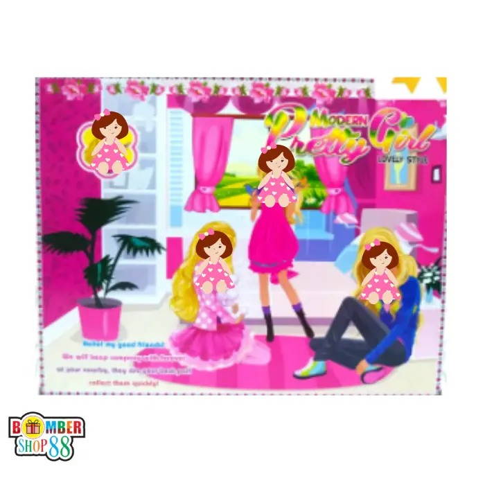 MAINAN ANAK BONEKA BERBIEE GANTI BAJU BERBIE BEAUTY 838-K1A 3