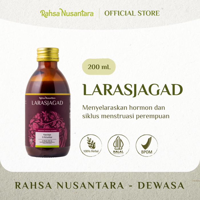 Gambar Larasjagad By Rahsa Nusantara | Herbal untuk Hormon Sehat&Haid Lancar dari rahsa.nusantara Kota Bandung Tokopedia
