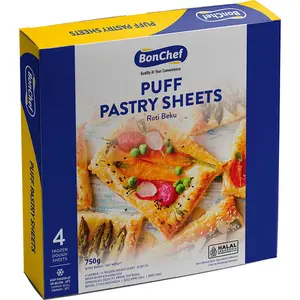 BON CHEF Puff Pastry Sheet Instant 750 gram