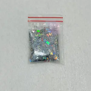 Glitter Hologram Shape Butterfly Nail Art Holo Kemasan 3 gram Hiasan Crafting Recine Perlengkapan Craft Nailart Kesenian Resin Manik Warni Kerajinan Bahan Springkle Art Seni Nail Art Prakarya Murah Resin Kertakes Taburan Warna Tangan