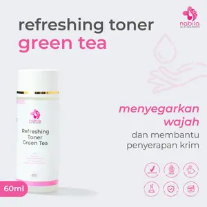 REFRESHING TONER GREEN TEA 120 ML | NABILA SKINCARE
