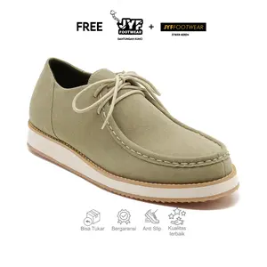 JYF - Classic Maple Sepatu Oxford Pria Formal Kantor Kerja Kuliah