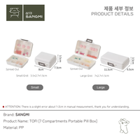 Gambar SANGMI Kotak Tempat Obat Harian Tempat Vitamin Pill Box Medicine - Small dari SANGMI ID Kota Tangerang 2 Tokopedia