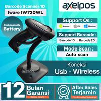 Gambar BARCODE SCANNER WIRELESS IWARE BS-720WL AUTOSTAND / BARCODE READER dari Axelpos Kota Administrasi Jakarta Pusat 1 Tokopedia