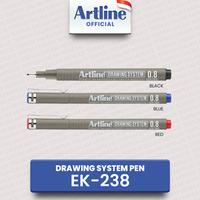Gambar ARTLINE Drawing System Pens EK-238 - Black dari Artline Indonesia Kota Surabaya 3 Tokopedia