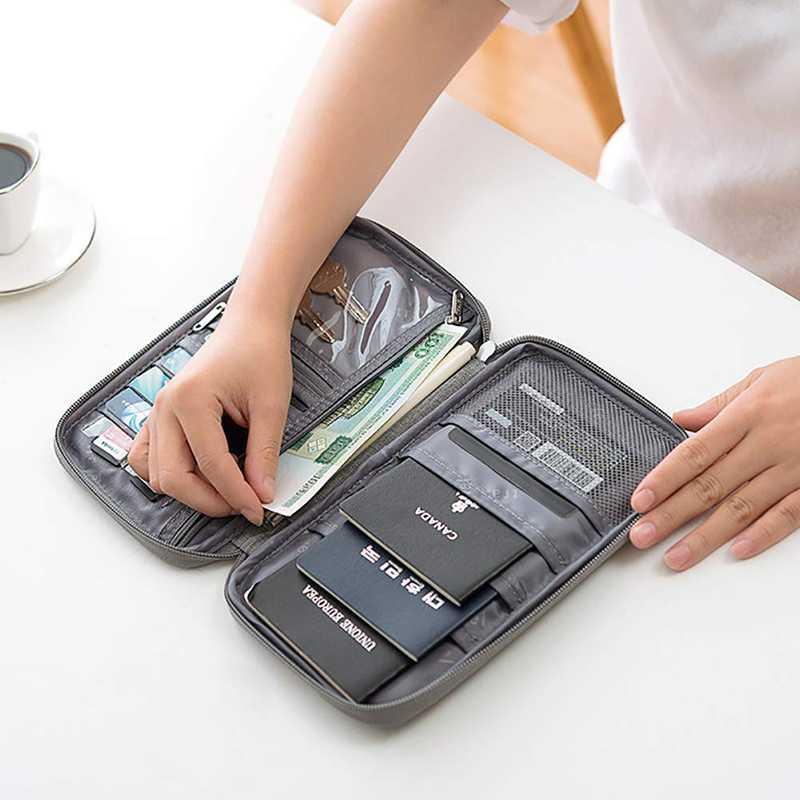 KOZI Dompet Travel Paspor Card Holder Wallet 9 Slot Tas Waterproof 4