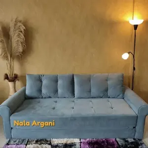 FEBRINA Sofa Bed Multifungsi Lipat Minimalis Modern Empuk Tebal Nyaman untuk Ruang Tamu & Kamar
