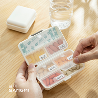 Gambar SANGMI Kotak Tempat Obat Harian Tempat Vitamin Pill Box Medicine - Small dari SANGMI ID Kota Tangerang 3 Tokopedia