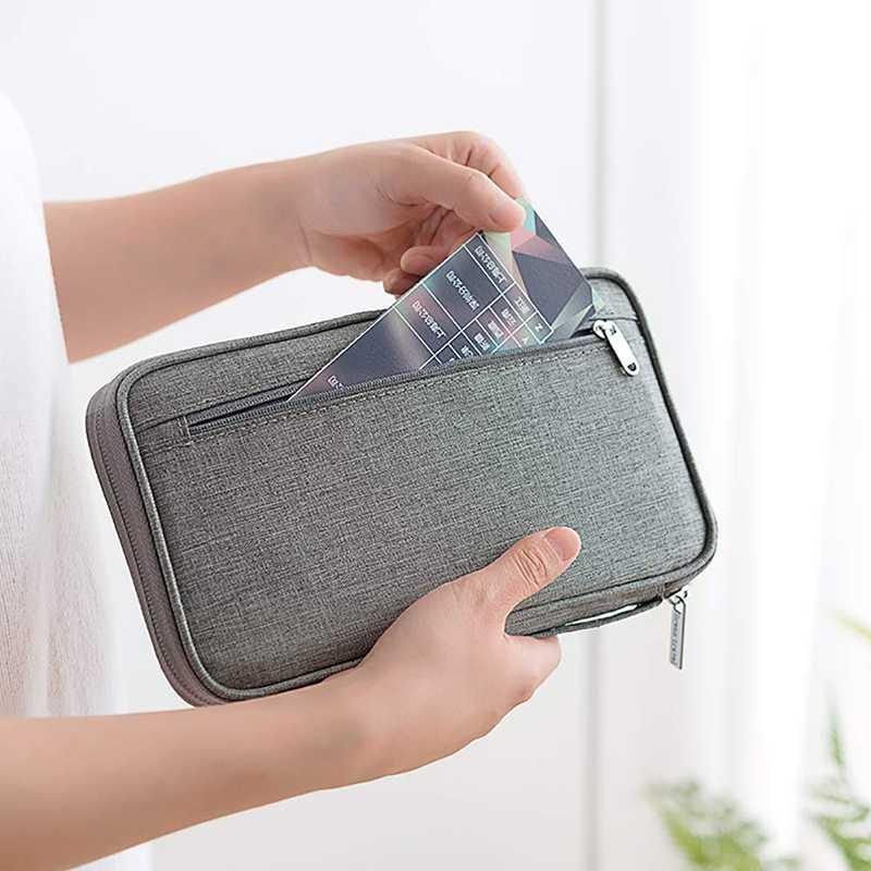 KOZI Dompet Travel Paspor Card Holder Wallet 9 Slot Tas Waterproof 5