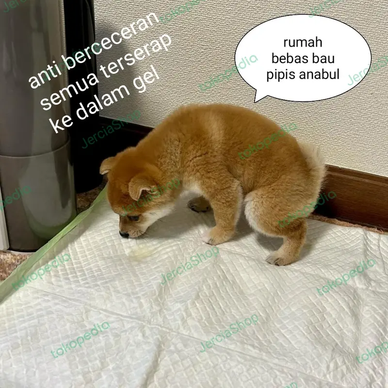 Underpad Uni-pet perlak alas kandang 60x90 cm isi 10 pcs lbh ekonomis 1
