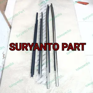 List Pelipit Kaca Luar Chrome Fortuner VRZ 2016 Up 1Set 4 Pintu Asli