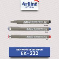 Gambar ARTLINE Drawing System Pens EK-232 - Black dari Artline Indonesia Kota Surabaya 3 Tokopedia