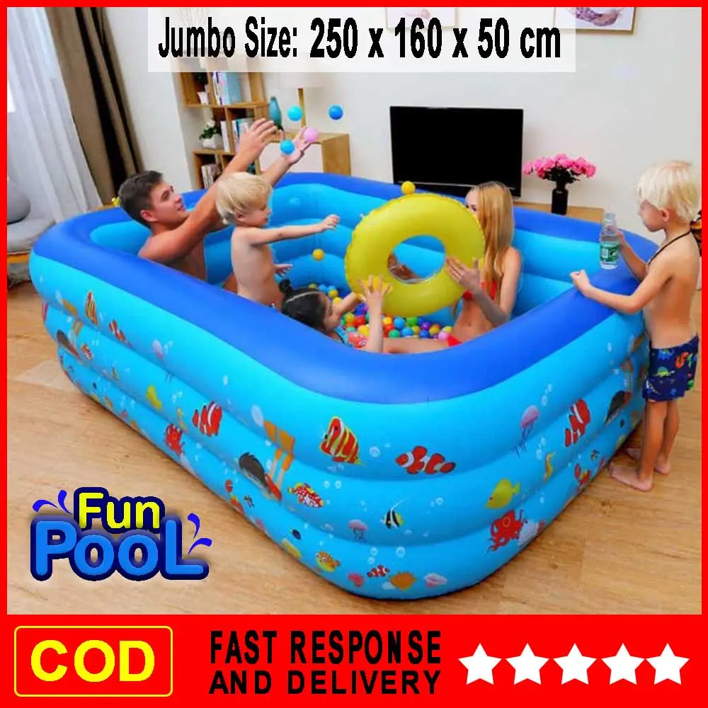 KOLAM RENANG ANAK UKURAN 1.2 SAMPAI 2.5 METER JUMBO BESAR MURAH LUMBA2