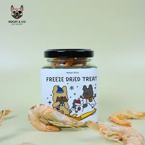 Rocky n Co | Freeze Dried Shrimp cemilan anjing kucing