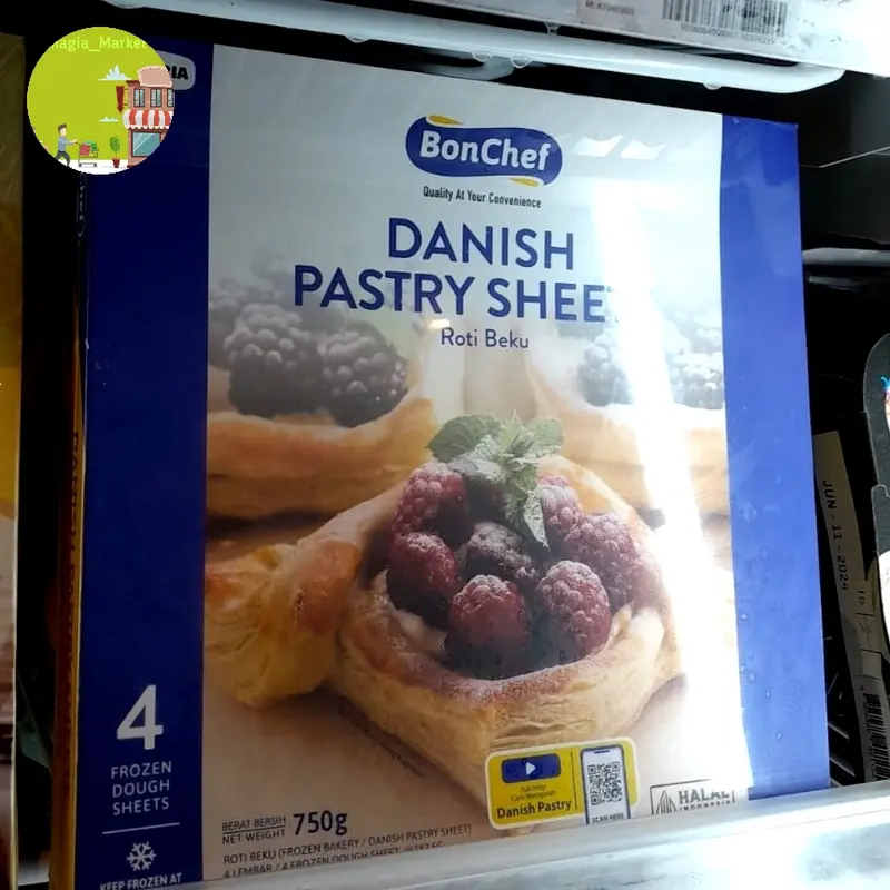 BONCHEF DANISH PASTRY SHEET 750GR 0