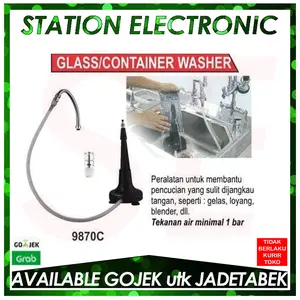 Getra 9870C Glass/Container Washer untuk membantu pencucian