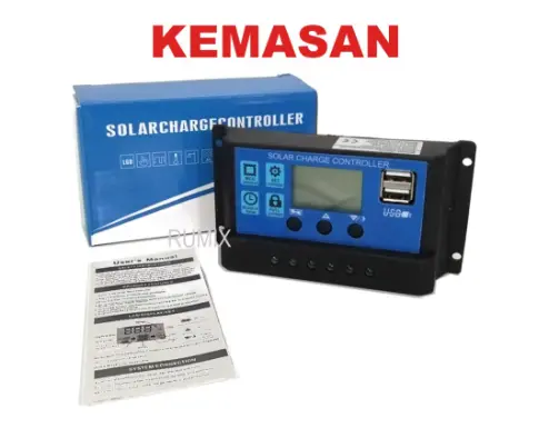 Solar Charge Controller 10A SCC PWM Pengisi Daya Surya 12V24V 2