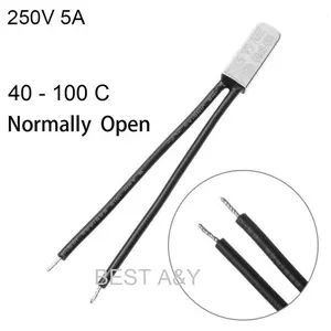 Thermostat Thermal 250V 5A Normally Open KSD9700 Bimetal Temperatur