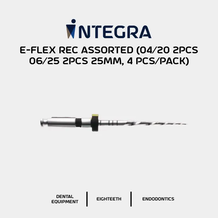 E-FLEX REC (Assorted) L25mm - File Rotary Endodontic Eighteeth - Shop ...