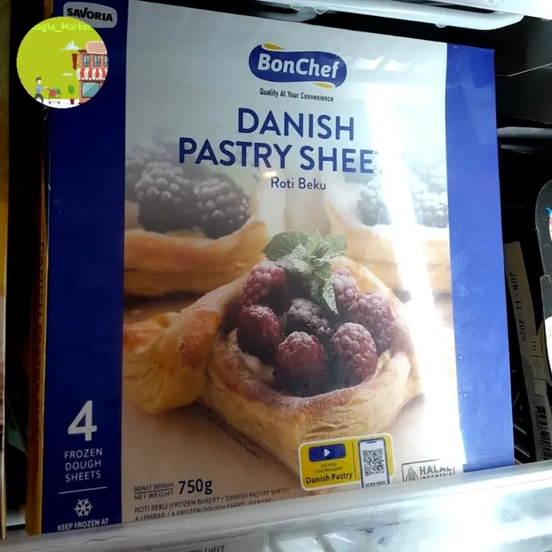 BONCHEF DANISH PASTRY SHEET 750GR 1