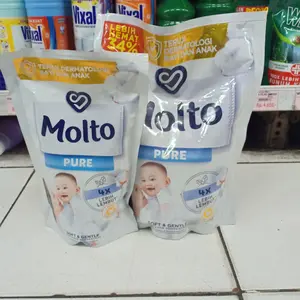 Molto Pewangi Pelembut Softener Pure Soft & Gentle 1,6L 650ml Pouch
