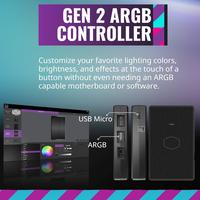 Gambar COOLERMASTER MasterLiquid ML360 Illusion - 360mm AIO Liquid Cooler dari Techno Computer Bali Kota Denpasar 3 Tokopedia
