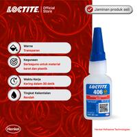 Gambar Henkel LOCTITE 406 Instant Adhesive Lem Instan Super - 20 gr (Twin Pack) dari LOCTITE Indonesia Kab. Tangerang 4 Tokopedia