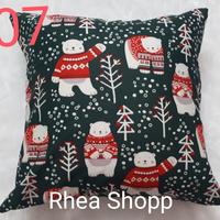 Gambar sarung bantal sofa 40x40 natal christmas dari Yunay colection Jakarta Timur 3 Tokopedia
