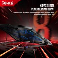 Gambar COOLINGPAD GAMEN GCP100 COOLING STAND LAPTOP GAMING 8 KIPAS PENDINGIN dari btgcom Kota Denpasar 5 Tokopedia