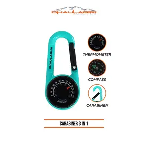 Carabiner compass termometer dhaulagiri thermometer kompas karabiner