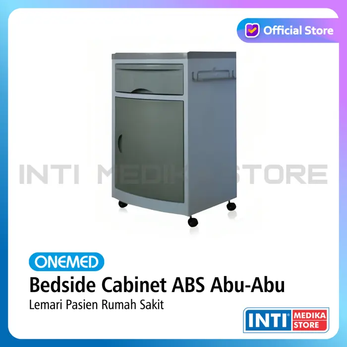 Gambar ONEMED - Bedside Cabinet ABS Lemari Pasien | Kabinet Rumah Sakit - Abu-abu, Standar dari INTI MEDIKA STORE Kota Bandung 3 Tokopedia