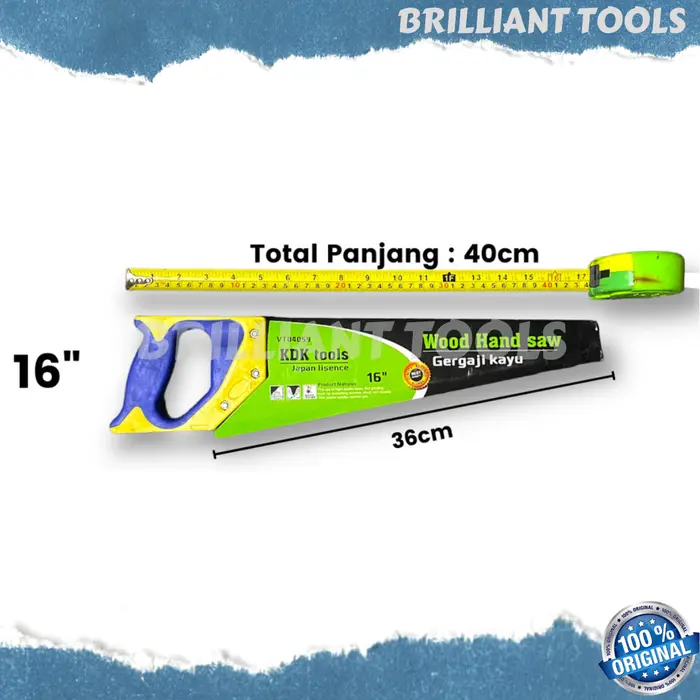 Gambar Gergaji KDK / Gergaji Kayu Tangan / Wood Hand Saw dari brillianttools Jakarta Utara 4 Tokopedia
