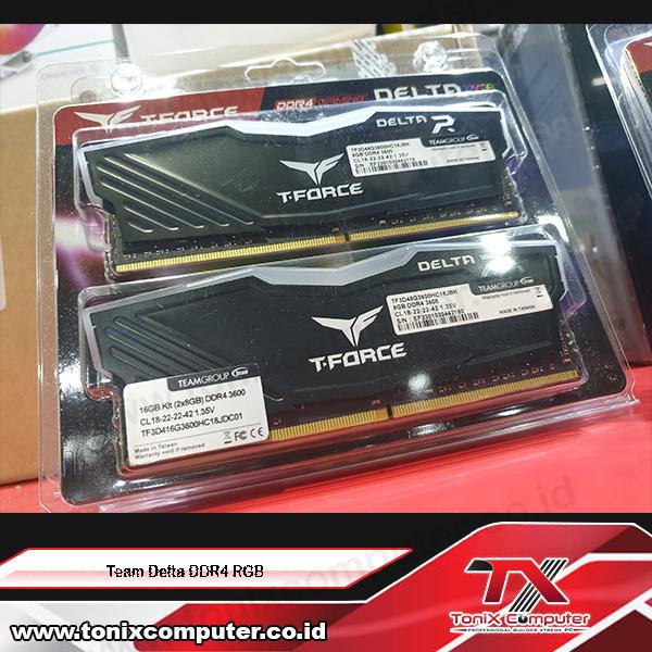 Team Delta DDR4 RGB PC28800 3600Mhz Dual Channel 16GB (2X8GB) 1