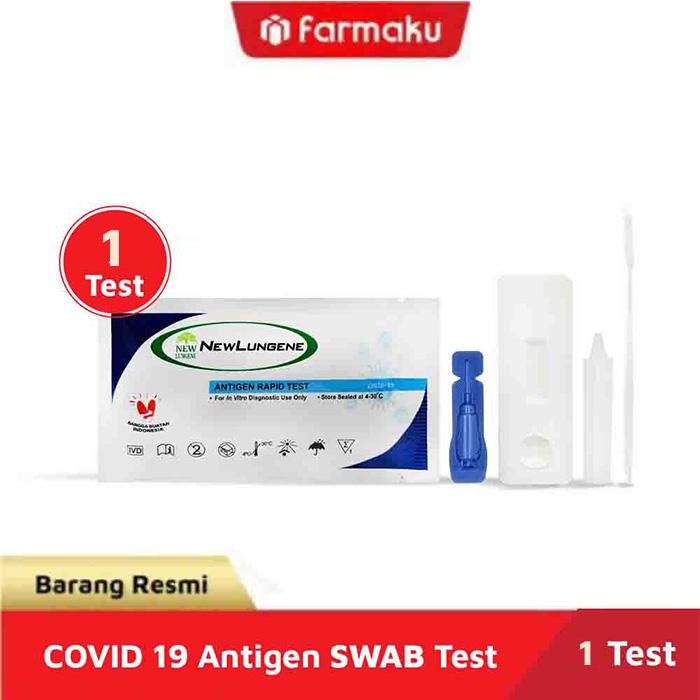 Gambar Lungene Swab Antigen Rapid Test Cassette Isi 1S dari Farmaku Kota Administrasi Jakarta Barat Tokopedia