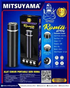Alat Cukur Mini Jenggot Kumis Mitsuyama MS-5019 Roma Cukur Jenggot