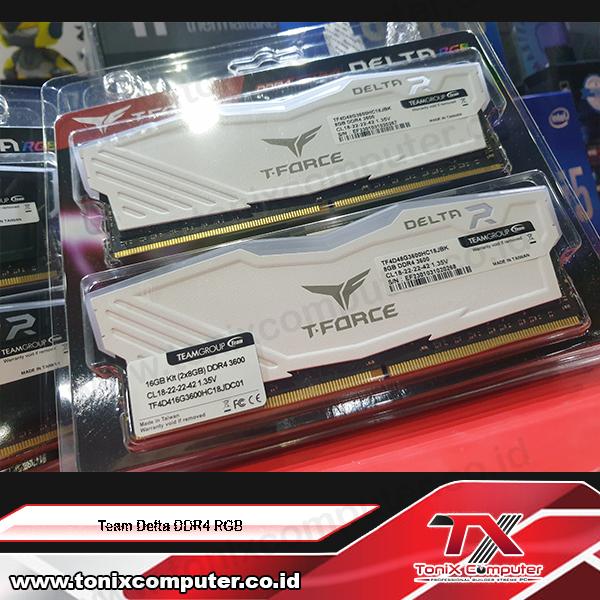 Team Delta DDR4 RGB PC28800 3600Mhz Dual Channel 16GB (2X8GB) 2