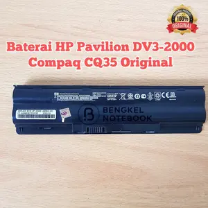 Baterai HP Pavilion DV3-2000 Compaq CQ35 516479-121 HST-DB94 HST-DB95 HST-IB93 HST-IB94 HST-IB95 HST-LB93 HST-LB94 HST-LB95 HST-OB93 HST-OB94 HST-XB93 HST-XB94 HST-XB95 U089AA U090AA Original