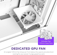 Gambar CASING NZXT H5 FLOW Edition Matte White - Mid-Tower ATX Airflow Case dari Techno Computer Bali Kota Denpasar 4 Tokopedia
