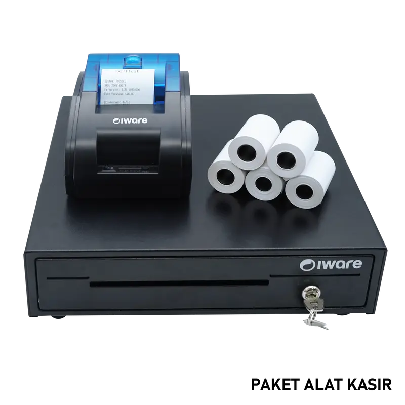 PAKET KASIR / PPOB ANDROID (CASH DRAWER+PRINTER BLUETOOTH+KERTAS) 1