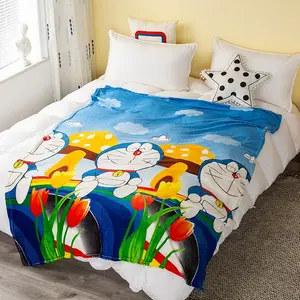 Selimut Bulu Karakter Motif Ukuran 210 X 105 Cm Super Lembut