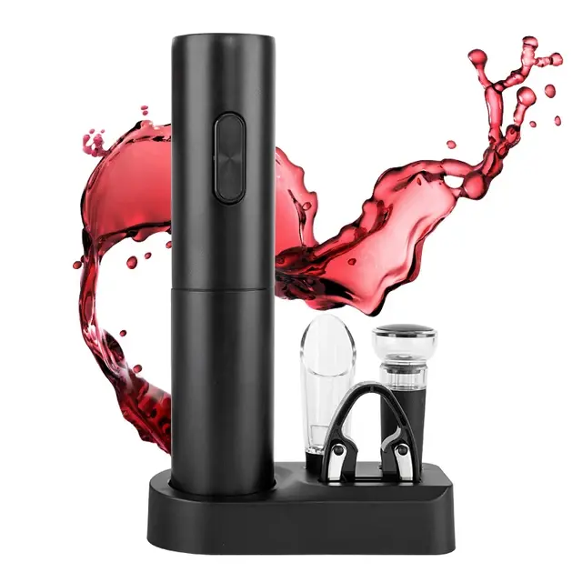 Electric Wine Opener Set Rechargeable Automatic Pembuka Botol Wine 0