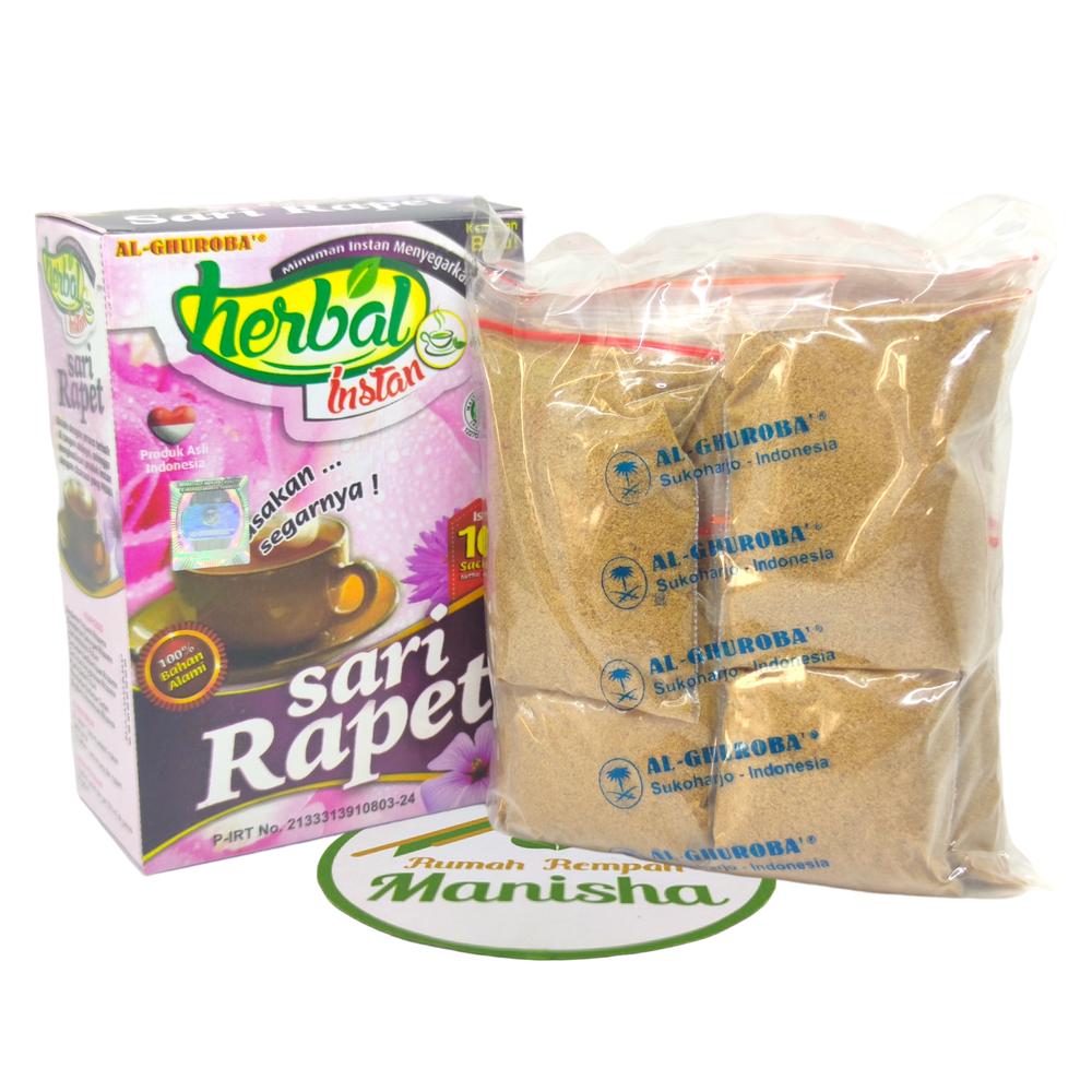 Instan Sari Rapet Herbal Alami (Kemasan Baru)