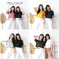 Gambar Ellipsesinc - Crop Top Lengan Pendek - Tosca, L dari ELLIPSESINC Kota Administrasi Jakarta Barat 5 Tokopedia