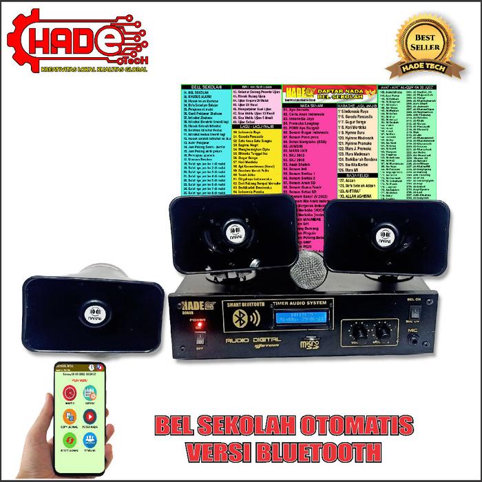 Gambar Bel Sekolah Versi Android 3 Speaker dari Cv.Hadetech Berkah Kab. Garut Tokopedia