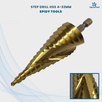Gambar Mata Bor Pagoda Spiral Drill Step HSS Ukuran 4-32mm Step Drill dari Didopro Kota Magelang 1 Tokopedia
