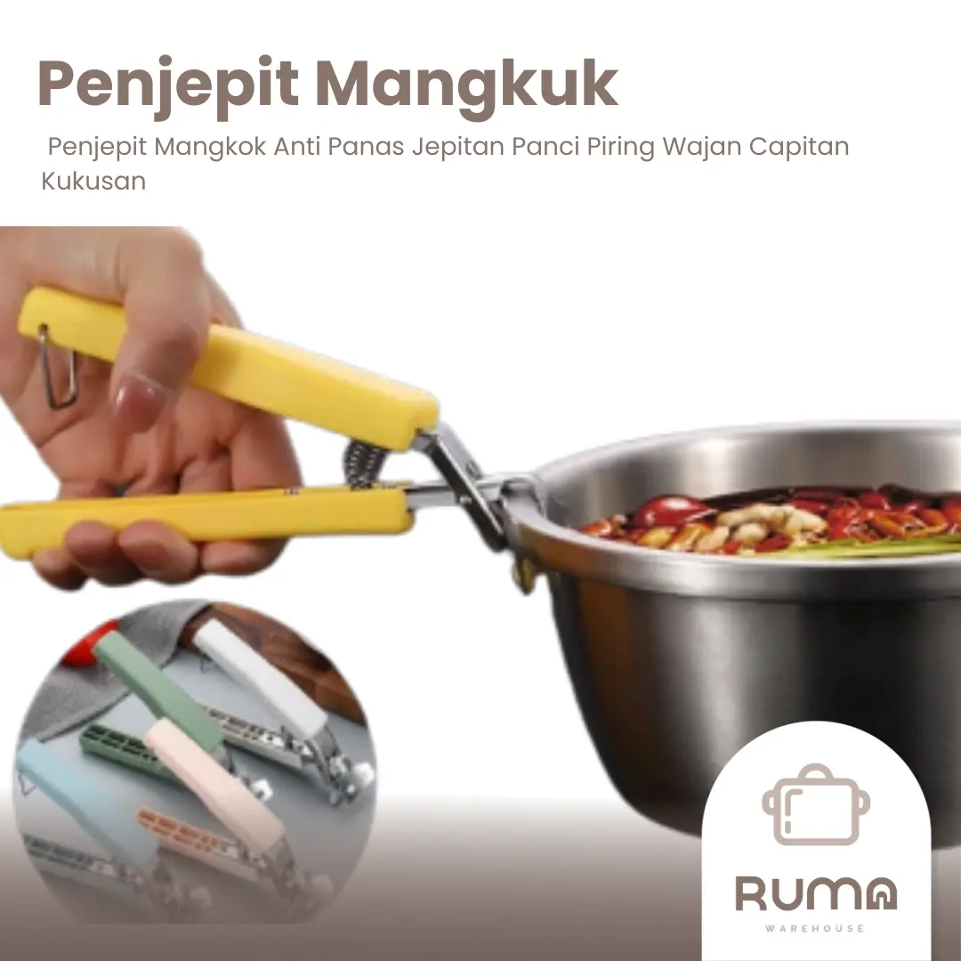 Penjepit Pegangan Mangkuk Piring Dapur Anti Panas Anti Hot Clip
