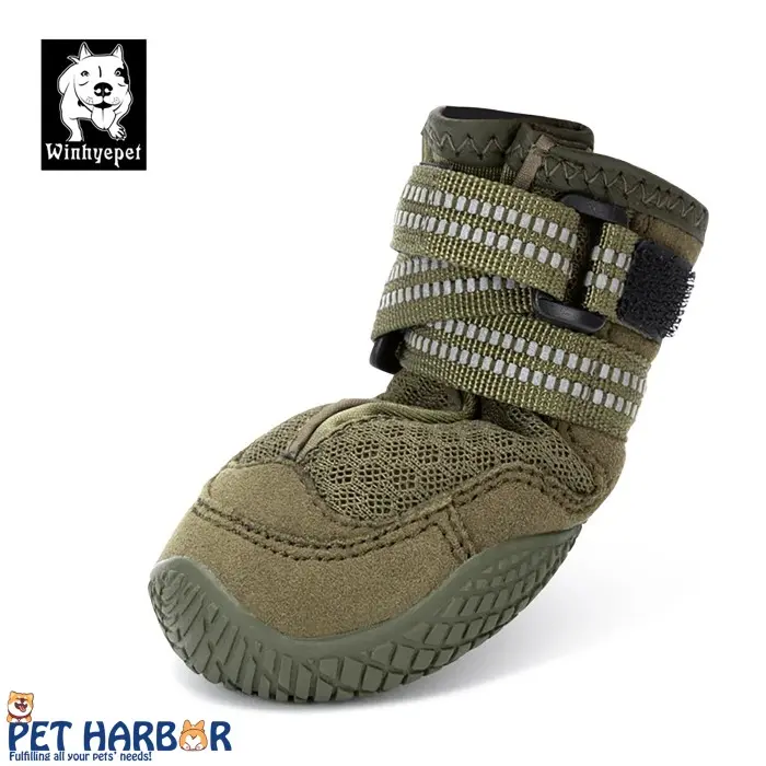 Winhye Dog Shoes | Sepatu Anjing Outdoor Hiking Breathable (1 set 2pc)