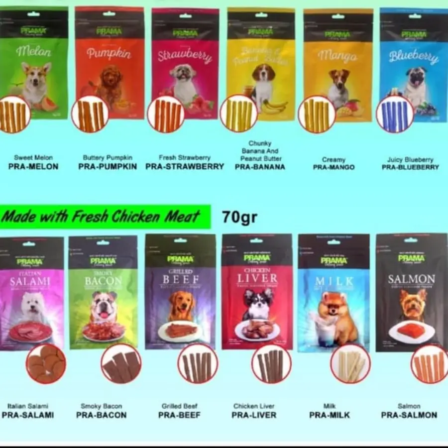 SNACK ANJING PRAMA 70 GR / PRAMA DOG TREAT 70GR cemilan anjing