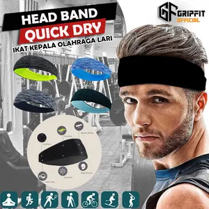 Bandana Headband Olahraga Quick Dry Elastic Ikat Kepala Lari Olaharaga